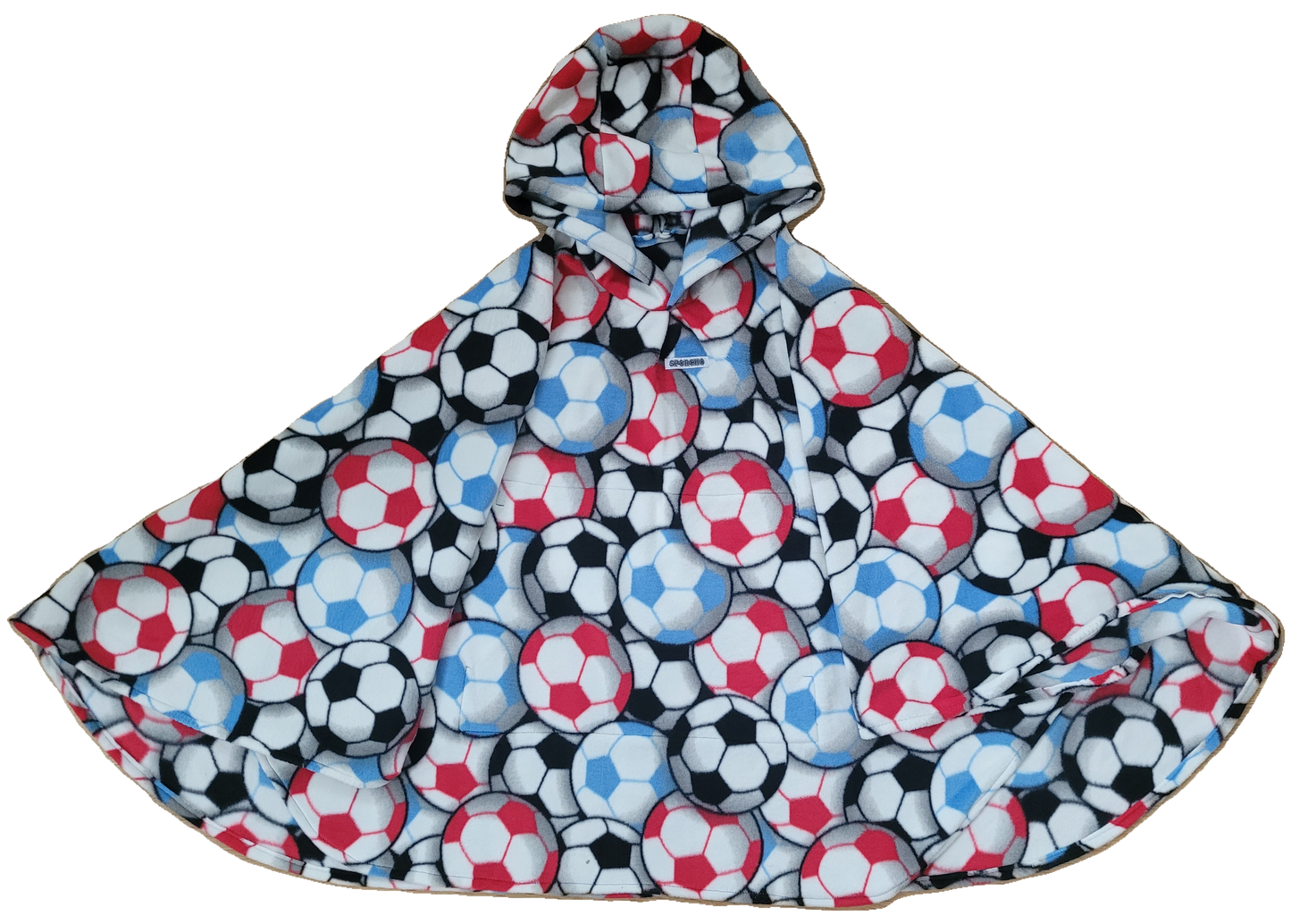 Tri-color Soccer Ball SPORCHO - lined hood